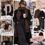 Femme portant une tenue baddie stylée pour l'hiver lors d'une promenade en ville