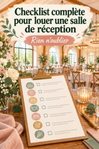 Salle de réception élégante pour un événement familial