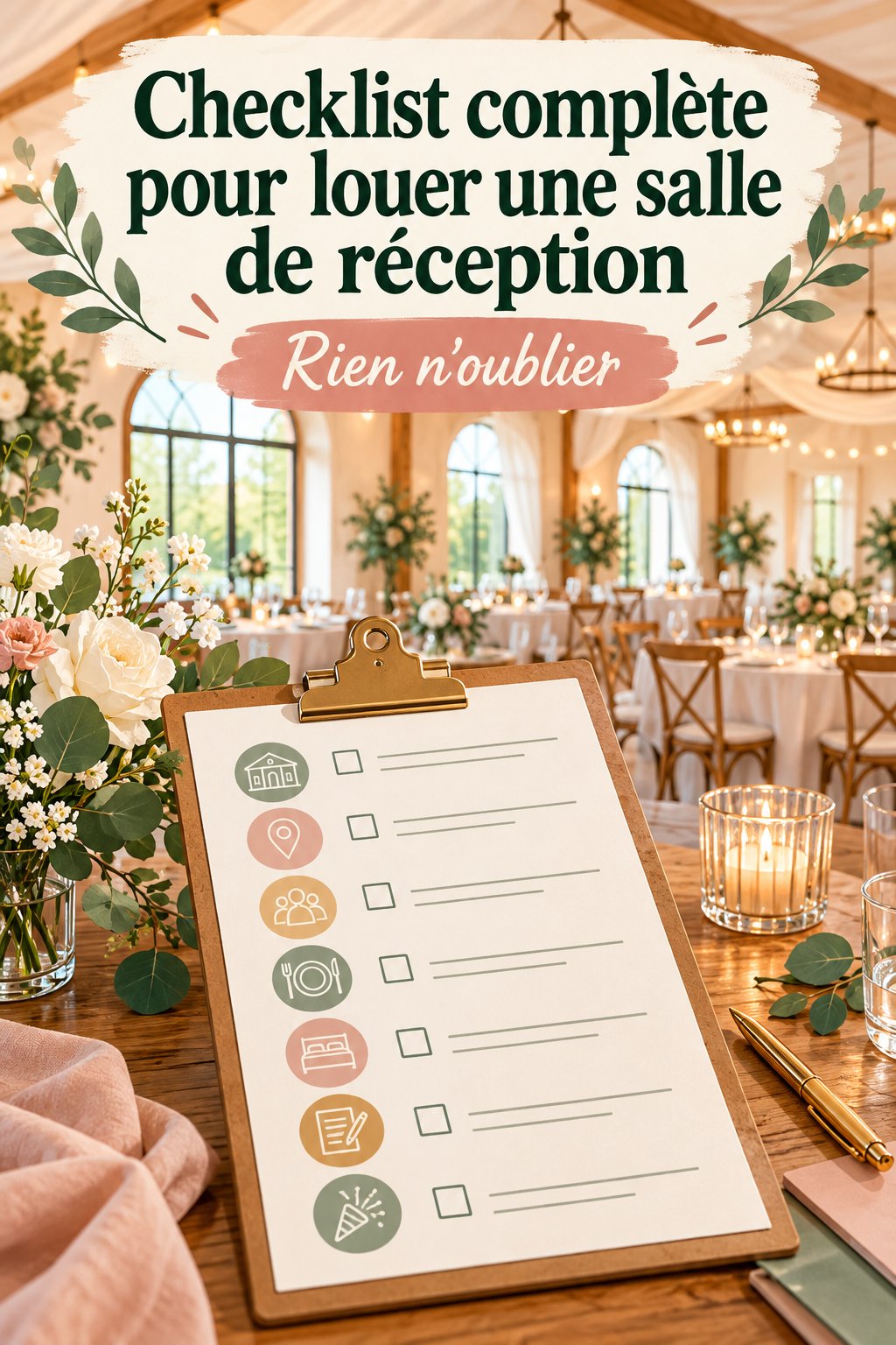 Salle de réception élégante pour un événement familial