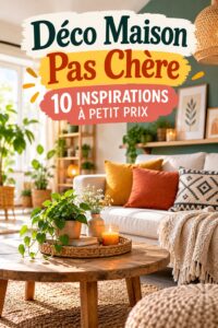 Une pièce décorée de manière chaleureuse et vintage avec des éléments budget-friendly.