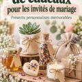 Idées de cadeaux de mariage personnalisés pour invités avec des dômes en verre.