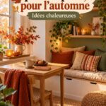 Décoration d'un petit espace cosy et chaleureux pour l'automne
