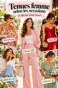 Un ensemble chic de tenues vintage pour diverses occasions